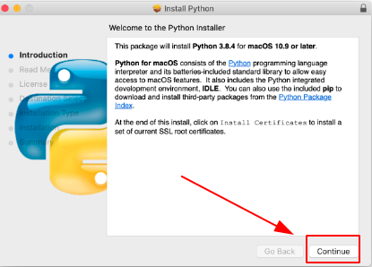 macOS python installer